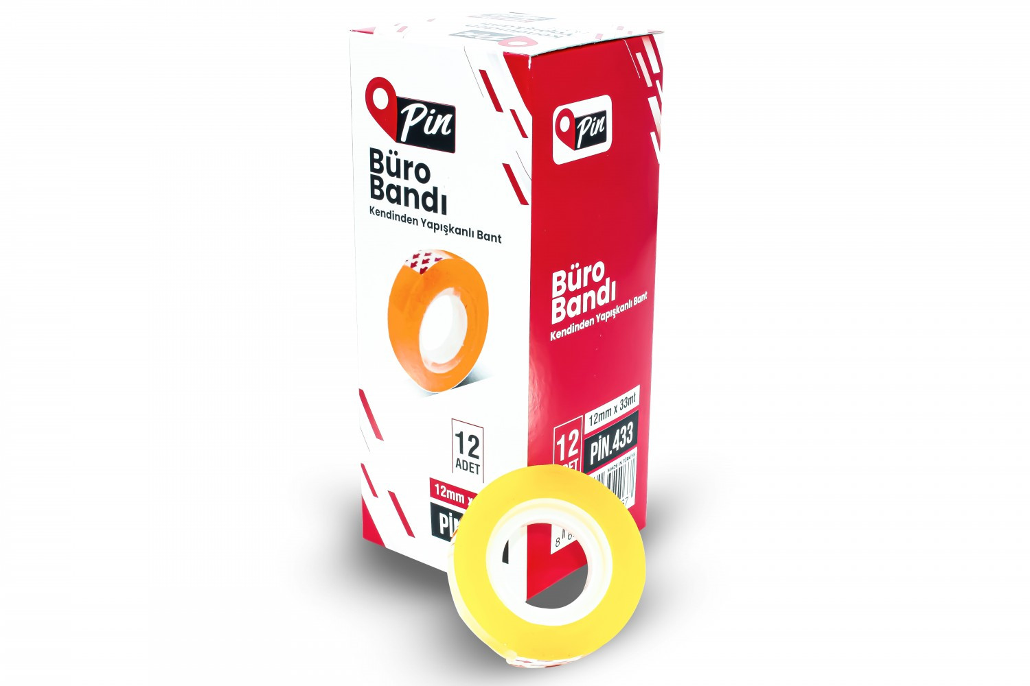 PİN BANT 12*33 (1 PAKET 12 ADET BANT İÇERİR)